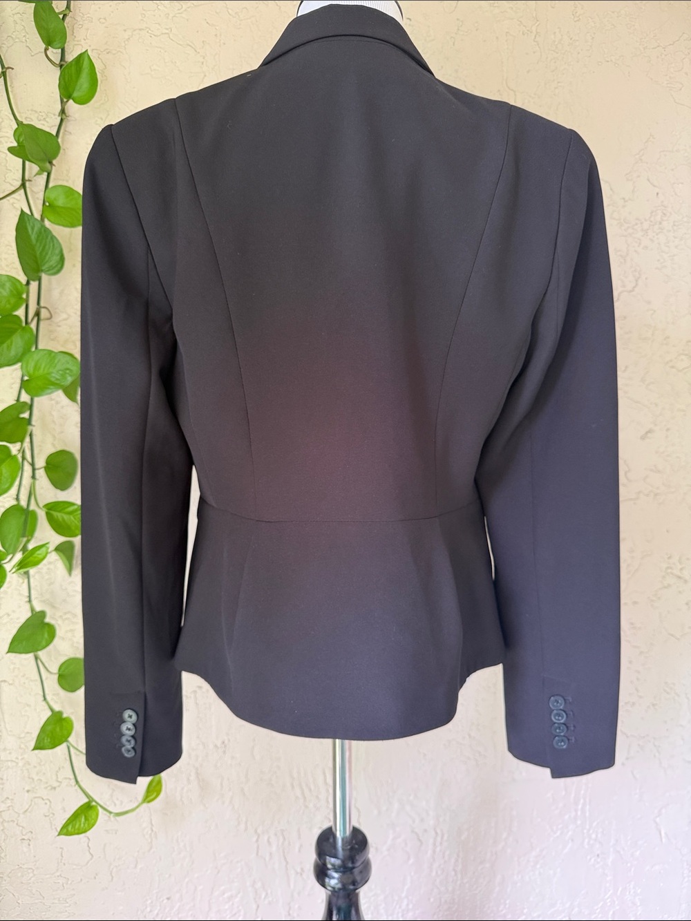Liz Claiborne Black Single-Button Women's Blazer - Picture 6 of 11